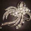 Bridal Rhinestone Corsage Czech Bling Brooch pin PI371