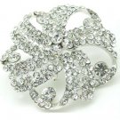 Bridal Cake Dress decoration Corsage Czech crystal Rhinestone Brooch pin PI592