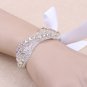 3 itme Bridal Rhinestone applique rhinestone headband bracelet necklace HR278