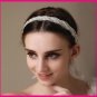 3 itme Bridal Rhinestone applique rhinestone headband bracelet necklace HR278