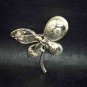 Bridal dress scarf cake decoration Corsage Butterfly Rhinestone Brooch pin PI526