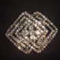Bridal Vintage Style Corsage Czech crystal Rhinestone Brooch pin PI507
