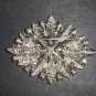 Bridal Crystal Corsage Czech scarf prom dress Rhinestone Brooch pin PI485
