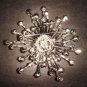 Bridal Crystal firework Corsage Czech Rhinestone Brooch pin PI216