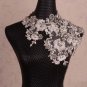 Bridal Crystal Rhinestone Lace Headpiece Shoulder Deco Bib Necklace Nr479