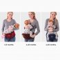 New 4 in 1 hip seat baby Backpack toddler shoulder carrier W Sunshine Hood HB6