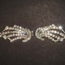 Bridal repair sew Rhinestone clasp hook buckle button BU55