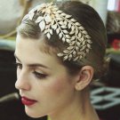 Bridal Gold Vine Leaf Gatsby Inspired hair comb headpiece prom RB675