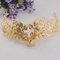 Bridal Gold Vine Leaf Gatsby Inspired hair comb headpiece prom RB675