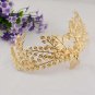Bridal Gold Vine Leaf Gatsby Inspired hair comb headpiece prom RB675
