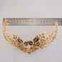 Bridal Gold Vine Leaf Gatsby Inspired hair comb headpiece prom RB675