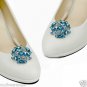 2 pcs Bridal Prom Repair Rhinestone Shoe Charm Clip SA55