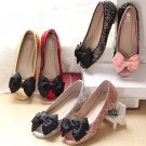 2 pcs Bow prom Gray black pink blue tone Repair Shoe bag Clips Charm SA39