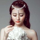 Bridal Rhinestone head chain Adjustable forehead band headpiece Hair Tiara HR342