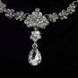 Bridal Rhinestone head chain Adjustable forehead band headpiece Hair Tiara HR342
