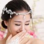 Bridal Rhinestone crystal prom hair chain forehead band Headpiece HR374