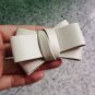 2 pcs Bow PU leather Repair Rhinestone Shoe Charm Clip SA40