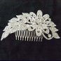 Bridal dance Rhinestone Flower headpiece Princess Prom Tiara comb RB654