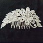 Bridal dance Rhinestone Flower headpiece Princess Prom Tiara comb RB654