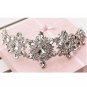 Bridal elegant huge neck deco Rhinestone Crystal necklace hair tiara NR442