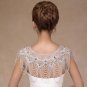 Bridal crystal collar Rhinestone shoulder deco bib Halter large necklace NR500
