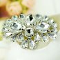 2 pcs a pair Bridal high heel sandal Repair Rhinestone Shoe Charm Clips SA16