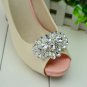 2 pcs a pair Bridal high heel sandal Repair Rhinestone Shoe Charm Clips SA16