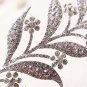 Bridal leave silver tone rhinestone party crown headpiece Hair tiara HR466
