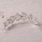 Bridal leave silver tone rhinestone party crown headpiece Hair tiara HR466