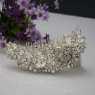 Bridal crystal Headwear rhinestone headpiece hair tiara topknot comb RB694