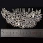 Bridal crystal Headwear rhinestone headpiece hair tiara topknot comb RB694