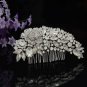 Bridal crystal Headwear rhinestone headpiece hair tiara topknot comb RB694