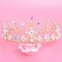 Gold vine Bridal Rhinestone Gold tone AB crystal Prom crown Hair tiara HR415