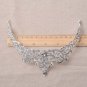 Bridal faux pearl Rhinestone clear rhinestone silver crown Hair tiara HR464