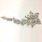 Bridal Crystal Rhinestone Faux pearl Flower Headpiece Hair tiara clip RB641C