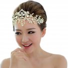 Bridal Rhinestone forehead band dangle headdress head chain Hair tiara HR232