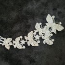 Bridal Crystal Rhinestone Faux pearl Flower Headpiece Hair tiara Comb RB641C