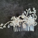 Bridal Crystal Adjustable Rhinestone Hair tiara Comb RB470