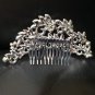Bridal Rhinestone Crystal Flower Headpiece headwear Hair tiara Comb RB633
