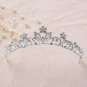 Bridal Rhinestone crystal dangle Topknot Maang tikka deco Headpiece HR248