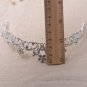 Bridal Rhinestone crystal dangle Topknot Maang tikka deco Headpiece HR248