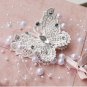 Bridal Rhinestone Birdcage Flower Fascinator veil net prom Hair clip HR245