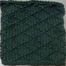 Knitted Serviette Pattern: Delightful Diamonds