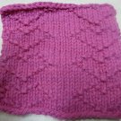Knitted Serviette Pattern: Dainty Hearts