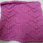 Knitted Serviette Pattern: Dainty Hearts