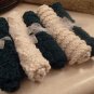 Dark Green and Beige Slightly Damaged Serviettes 5pack