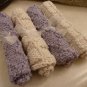 Lavender and Beige Slightly Damaged Serviettes
