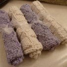 Lavender and Beige Slightly Damaged Serviettes