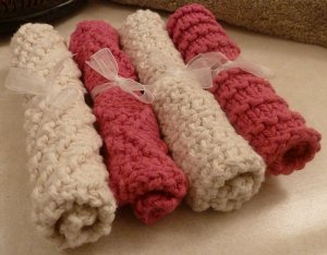 Pink and Beige Slightly Damaged Serviettes