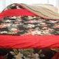 Exotic Red Hibiscus Quilt